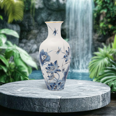 Bình hoa 30 cm - Sen Vàng