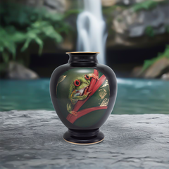 Bình hoa 36 cm - Ếch và Lá