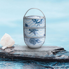 Hộp dưỡng sinh 3 tầng 12.5 cm - Đại Dương
