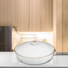 Khay mứt 5 ngăn - Viền Chỉ Vàng