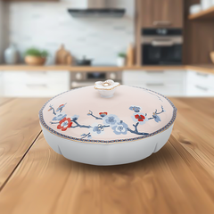 Khay mứt 5 ngăn - Hoa Đào Thịnh Vượng