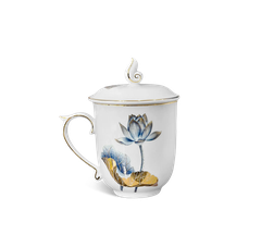 Ca trà 0.30 L - Mẫu Đơn - Tịnh Tâm Vàng