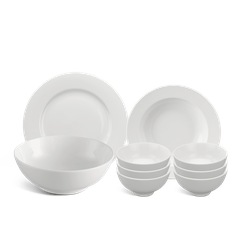 Bộ đồ ăn 9 sản phẩm - Jasmine IFP - Trắng Ngà