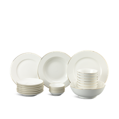 Bộ đồ ăn 22 sản phẩm - Jasmine - Chỉ Vàng