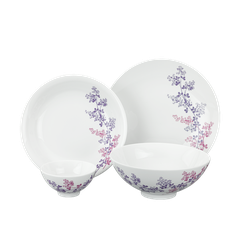 Bộ đồ ăn 9 sản phẩm - Daisy - Cỏ Tím