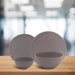 Bộ đồ ăn 09 sản phẩm - Timeless - Màu Xám 3
