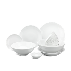 Bộ đồ ăn 36 sản phẩm - Daisy - Trắng