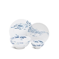 Bộ đồ ăn 10 sản phẩm - Jasmine - Cá Cơm Sương Mờ L1