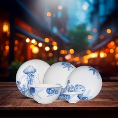 Bộ đồ ăn 17 sản phẩm - Timeless IFP - Đại Dương Sương Mờ