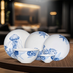 Bộ đồ ăn 17 sản phẩm - Timeless IFP - Đại Dương Sương Mờ