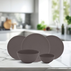 Bộ đồ ăn 17 sản phẩm - Timeless - Màu Xám 3