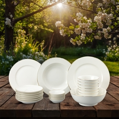 Bộ đồ ăn 22 sản phẩm - Jasmine - Chỉ Vàng
