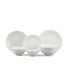 Bộ đồ ăn 22 sản phẩm - Sen IFP - Trắng Ngà