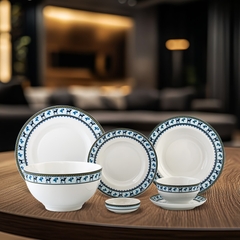Bộ đồ ăn 23 sản phẩm (B) - Camellia - Lộc Lạc