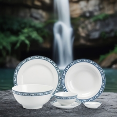 Bộ đồ ăn 36 sản phẩm - Jasmine - Chim Lạc