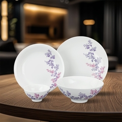 Bộ đồ ăn 9 sản phẩm - Daisy - Cỏ Tím