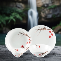 Bộ đồ ăn 9 sản phẩm - Daisy - Hồng Mai