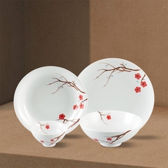 Bộ đồ ăn 9 sản phẩm - Daisy - Hồng Mai
