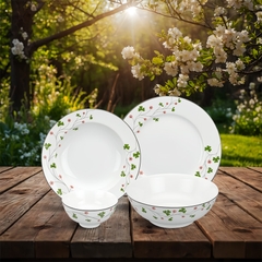 Bộ đồ ăn 9 sản phẩm - Jasmine - Hoa May Mắn
