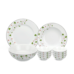 Bộ đồ ăn 9 sản phẩm - Jasmine - Hoa May Mắn