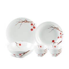 Bộ đồ ăn 9 sản phẩm - Daisy - Hồng Mai
