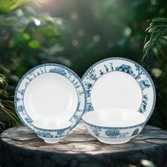 Bộ đồ ăn 9 sản phẩm - Jasmine - Thôn Dã