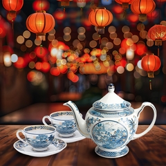 Bộ trà 0.65 L - Hoàng Cung - Hồn Việt Vàng