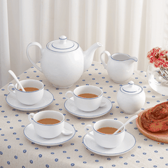 Bộ trà 0.5L - 0.8L - 1.1L Camellia - Chỉ Xanh Dương