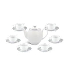 Bộ trà 0.5L - Camellia - Chỉ Xanh Dương
