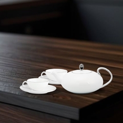 Bộ trà elip - 0.47 L - ANNA Chỉ bạch kim