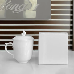 Ca trà 0.30 L - Mẫu Đơn - Trắng