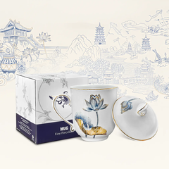 Ca trà 0.30 L - Mẫu Đơn - Tịnh Tâm Vàng