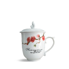 Ca trà 0.30 L + nắp (hoa) MAUDON Đào & LC4