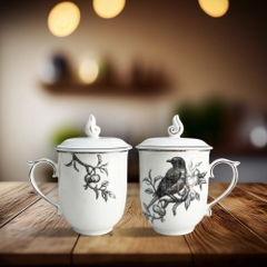 Ca trà 0.30 L + nắp MAUDON IFP Sơn Ca