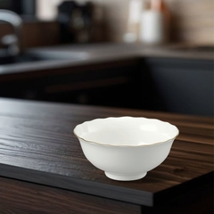 Chén cơm 11.5 cm - Mẫu Đơn IFP - Chỉ Vàng