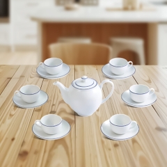 Bộ trà 0.8L - Camellia - Chỉ Xanh Dương