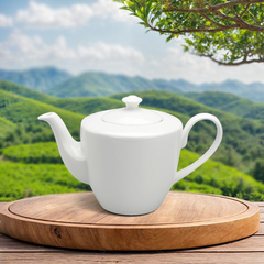 Bình trà 0.65 L + nắp daisy Lys Trắng Ngà