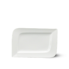 Dĩa chữ nhật 27*18 cm anh vũ Lys Trắng Ngà