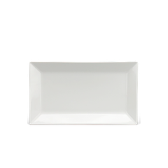 Dĩa chữ nhật lá 30 x 17 cm - Misc Assortment Lys - Trắng Ngà