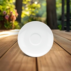 Dĩa lót cơm 15 cm -Jas Lys - Trắng Ngà