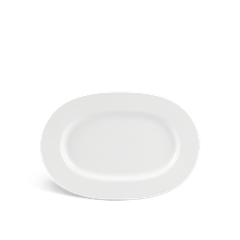 Dĩa oval 32cm - Camellia - Trắng