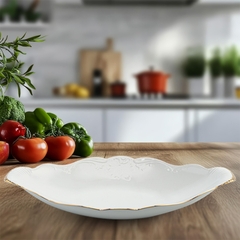 Dĩa trái cây - Đài Các - Chỉ Vàng