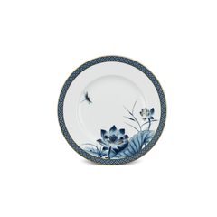 Dĩa tròn 28cm - Hoàng Cung - Sen Vàng