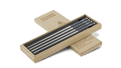 Đũa sứ dưỡng sinh 24.4 cm (2đôi/HQ) - Dưỡng Sinh IFP - Xanh Trang Trí Vàng 2 - Hộp Gỗ