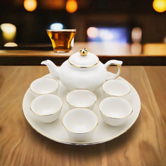 Bộ trà 0.35 L - Misc Assortment - Viền Chỉ Vàng