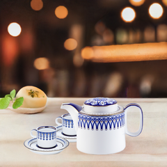 Bộ trà cao 0.33 L - Gastroline - Đồng Tâm Xanh dương