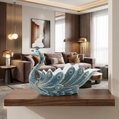 Tô trái cây Khổng Tước - Cobalt