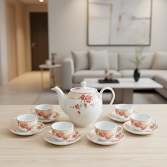 Bộ trà 0.8 L - Camellia - Hoa Đào