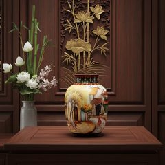 Bình hoa 26 cm - Duyên Quê - Bình Hoa - Trang trí