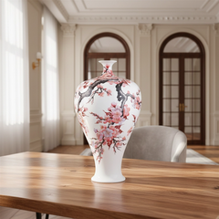 Bình hoa 41 cm - Hoa Đào - Bình Hoa - Trang Trí